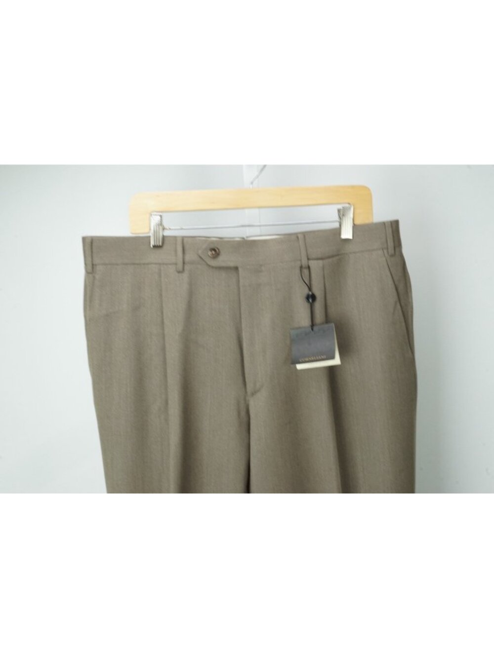 Corneliani Master Brown Woven Dress Pants Sz 54R EU BRAND NEW
